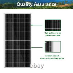 100W 12V Solar Panel Mono Off Grid Power RV Campervan Caravan Waterproof UK