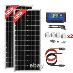 100W 200W 300W Mono Solar Panel Kit Off Grid for Caravan Power RV Home Boat