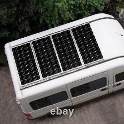 100W 200W Monocrystalline Solar Panel 12V Off Grid RV Power Caravan Charger Boat
