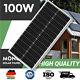 100w Solar Panel Mono 12v Off Grid Power Rv Campervan Caravan Waterproof Uk