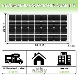 12V 300W Solar Panel PV Mono for Off Grid Power RV Caravans Boat Battery Home