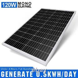 12W Solar Panel Kit Off Grid System 12V Monocrystalline ECO-WORTHY