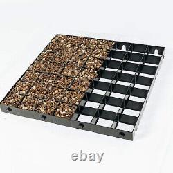 12 x Shed Base Eco Plastic Grids complete with Geotextile to suit 6' x 4' Shed