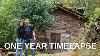 1 Year Timelapse Couple Developing An Off Grid Homestead