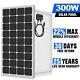 300w Mono Solar Panel 12v Caravan Rv Off Gird Battery Charging Power Watt Boat