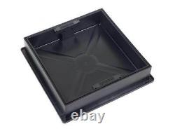 300 x 300 x 80mm Ecogrid Square-to-Round Manhole Cover for Gravel