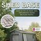 30 X Shed Base Eco Plastic Grids Complete With Geotextile To Suit 8' X 6' Shed