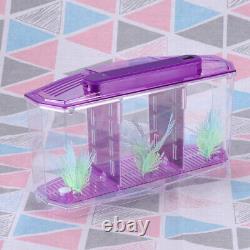 3 Count Fish Tank for Kids Desktop Eco Old People's Home Three Grid Aquarium