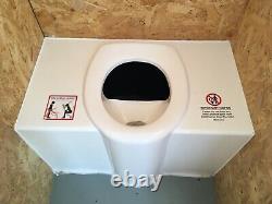 3 cubicle portable composting toilet block