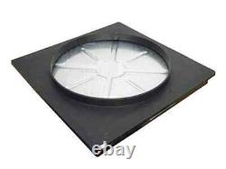 450mm Manhole Cover for Gravel with Built in Gravel Reinforcement 80mm Recess