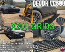 50 SQM = X200 GRAVEL GRIDS DRIVE GRIDS PERMEABLE PLASTIC PAVING DRIVEWAY GRIDS s