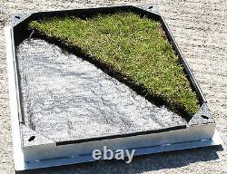900 x 900 x 100mm Grass Top Manhole Cover for Gardens, Lawns & Artificial Turf