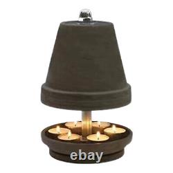 Ceramic Heater Lamp Tea Light Oven Eco Economical Candle Heating Pot Off Grid