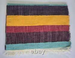 Chindi Rug Handmade Home Decorative Multi Color Rug Reversible Washable Dhurrie