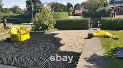 Driveway Grid 2 Sq/m & Membrane Kit Permeable Eco Parking Gravel Drive Stability