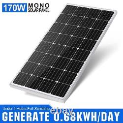 ECO-WORTHY 170W Solar Panel Kit 680Wh/Day Off-Grid System 170W Monocrystalline