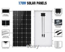 ECO-WORTHY 170W Solar Panel Kit 680Wh/Day Off-Grid System 170W Monocrystalline