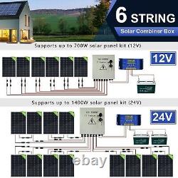 ECO-WORTHY 6 String PV Combiner Box & 63A interruttori per pannello solare Grid