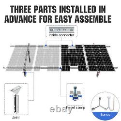ECO-WORTHY Adjustable Solar Panel Mounting Brackets Kit System for 4PCS Panels