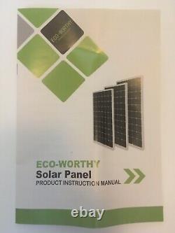 ECO-WORTHY HIGH EFFICIENCY SOLAR MODULE Solar Panel 120W Unopened Box Off Grid