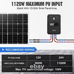 Eco-worthy 40A MPPT Solar Panel Charge Regulator 12V/24V Battery Controller