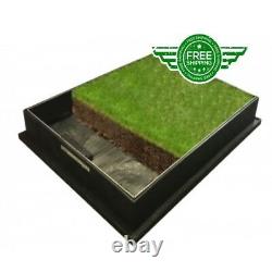 Grass Manhole Cover - Manhole Inspection Grids Designed for Growing Grass In
