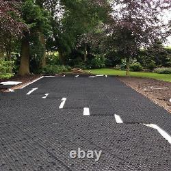 Gravel Grid + Membrane ECO Driveway Grids Car Park Paving EuroGravel BLACK