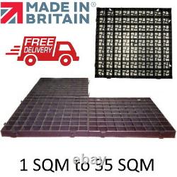 Ground Reinforcement Grass Gravel Grids Lawn Shed Garden Paver Stone Eco Base