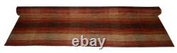 Hand Woven Rug Ikat Oriental Wool Area Home Decor Dhurrie 228x288 Cm DN-1393