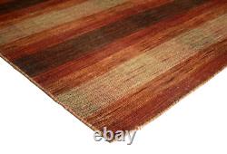 Hand Woven Rug Ikat Oriental Wool Area Home Decor Dhurrie 228x288 Cm DN-1393