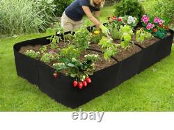 Multi Grid Rectangular Planting Bag Vegetable Split Outside Eco Mini Garden Tool