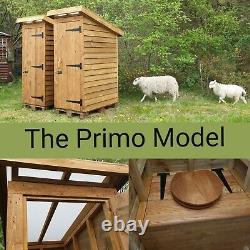 PORTABLE COMPOSTING OUTHOUSE PRIMO MODEL waterless toilet, eco, off grid WC