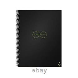 Rocketbook Core Smart Reusable Notebook A4 Letter Black Dot Grid Eco-Friendl