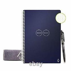 Rocketbook Smart Reusable Notebook Dot-Grid Eco-Friendly Notebook 1 Frixion Pen