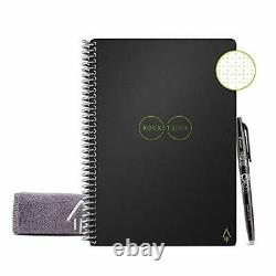 Rocketbook Smart Reusable Notebook Dot-Grid Eco-Friendly notebook with 1 Pilot