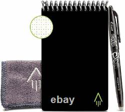 Rocketbook Smart Reusable Notebook Dotted Grid Eco-Friendly Notebook with 1 &