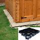 Shed Base Kit Eco Plastic Paver 64 Grids & Weed Fabric Greenhouse Cabin 8' X 8