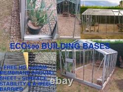 Shed Base Grids & Membrane Kit Garden Building Base Greenhouse Base Gravel Mats