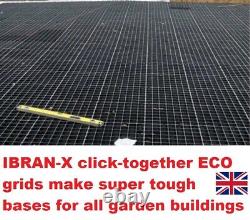Shed Bases ECO Plastic Grids ALL SIZES ALL BUILDINGS Log Cabin Sauna etc IBRAN-X