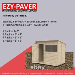 Shed Bases ECO Plastic Grids Paver Log Cabin Base Greenhouse Base Field Shelters