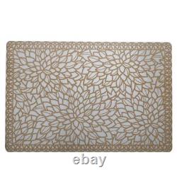 Washable Vinyl Dining Tablemats Rectangle Moderns New Eco-Friendly Non-Slip Mats