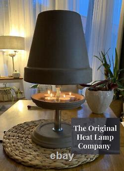 XXL Deluxe Terracotta Candle Heater Lamp, Tea Light Candle Eco Heat