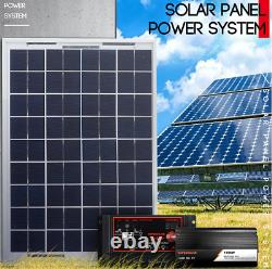 1000w Solar Panel Kit Génération Grid Système Inverter 60a Camping Eco Friendly