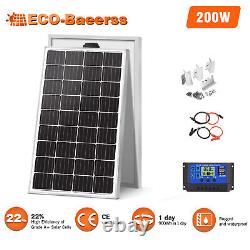 100w 200w 600w Mono Solar Panel Kit 12v Hors Réseau Rv Caravan Power Home Boat
