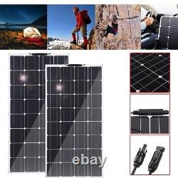 200w Mono Solar Panel 12v Hors Réseau Rv Power Caravan Chargeur Bateau Uniquement Panel