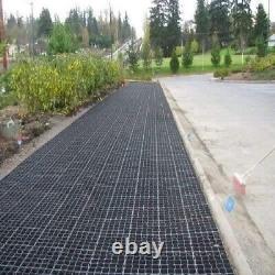 40 grilles en plastique pour pavage écologique sur un chemin de voiture, un parking ou une base de cabanon de 10m²
