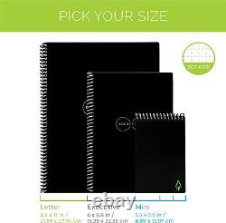 Carnet De Notes Réutilisables Pour Rocketbook Smart Dot-grid Eco-friendly Notebook (8,5 X 11)