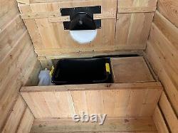 Composting Eco Toilettes De Luxe Glamping Shepherds Hut Loo Compost Hors Grille