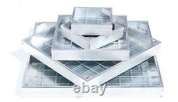Couverture D'accès En Aluminium Décoratif Manhole À Double Joint 900 X 900 X 48mm