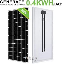 Eco-worthy 100 Watt 12v Panneaux Solaires Kit + 20a Contrôleur De Charge Pour Hors-grid 1
